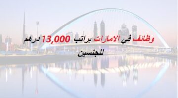 وظائف في دبي براتب 13,000 درهم للرجال والنساء
