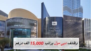 وظائف خدمة عملاء في دبي مول براتب 15,000 درهم