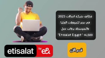 وظائف شركة اتصالات 2023 في مصر للمؤهلات العليا والمتوسطة برواتب تصل 14,500 ”Etisalat Egypt”