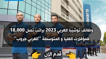 وظائف توشيبا العربي 2023 براتب تصل 18,000 للمؤهلات العليا و المتوسطة ”العربي جروب” ( قدم الأن )