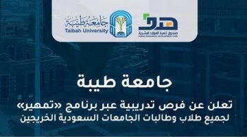 جامعة طيبة تعلن فرص تدريب على رأس العمل (للجنسين) بمكافأة تصل 3,000 ريال 14