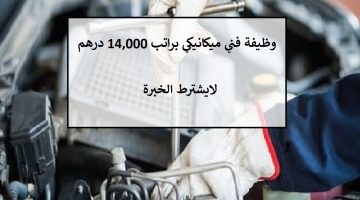 وظيفة فني ميكانيكي براتب 14,000 درهم 9