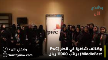 وظائف شاغرة في قطر (PwC Middle East) براتب 11000 ريال 10