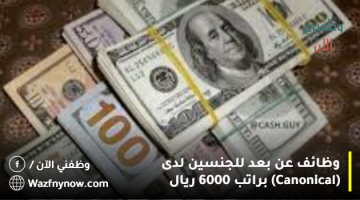 وظائف عن بعد للجنسين لدى (Canonical) براتب 6000 ريال 12