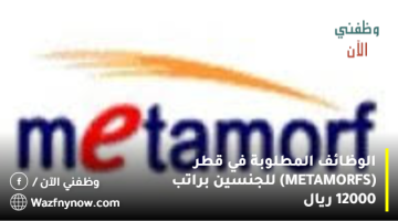 الوظائف المطلوبة في قطر (METAMORFS) للجنسين براتب 12000 ريال 11