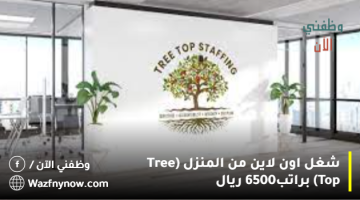 شغل اون لاين من المنزل (Tree Top) براتب 6500 ريال 11