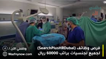 فرص وظائف (SearchPlus HR Dubai) لجميع لجنسيات براتب 60000 ريال