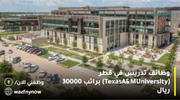 وظائف تدريس في قطر (Texas A&M University) براتب 30000 ريال