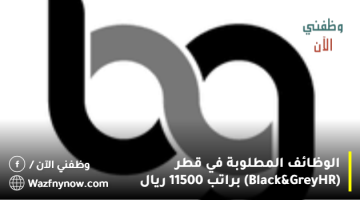 الوظائف المطلوبة في قطر (Black & Grey HR) براتب 11500 ريال 3