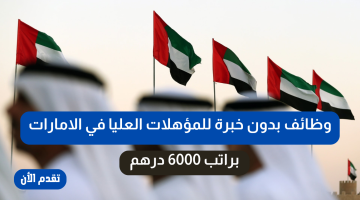 وظائف بدون خبرة للمؤهلات العليا في الامارات (براتب 6000 درهم) 20