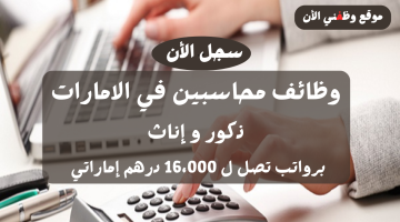 وظائف محاسبين في الامارات برواتب تصل ل 16،000 درهم إماراتي للجنسين 9