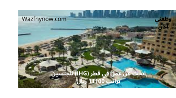 ابحث عن عمل في قطر (IHG) للجنسين براتب 11100 ريال 16