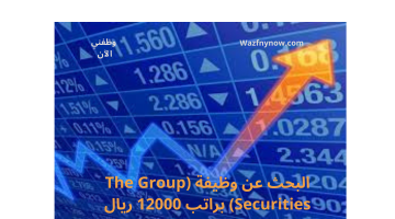 البحث عن وظيفة (The Group Securities) براتب 12000 ريال