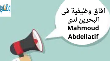 افاق وظيفية فى البحرين لدى Mahmoud Abdellatif 18