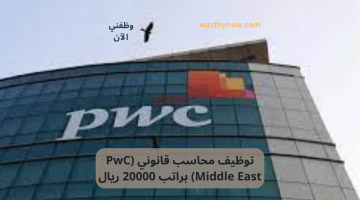توظيف محاسب قانوني (PwC Middle East) براتب 20000 ريال