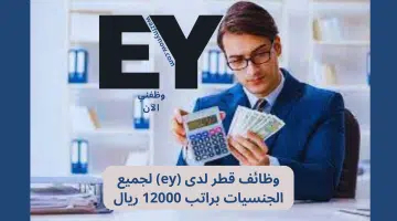 وظائف قطر لدى (ey) لجميع الجنسيات براتب 12000 ريال 9