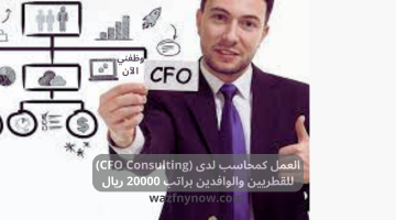 العمل كمحاسب لدى (CFO Consulting) للقطريين والوافدين براتب 20000 ريال