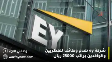 شركة ey تقدم وظائف للقطريين والوافدين براتب 25000 ريال 6