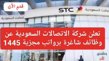 توظيف في شركة الاتصالات السعودية (STC) للرجال والنساء