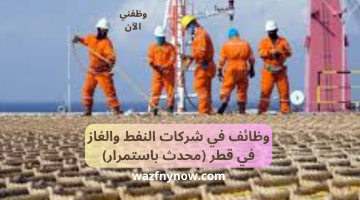 وظائف في شركات النفط والغاز في قطر (محدث باستمرار)