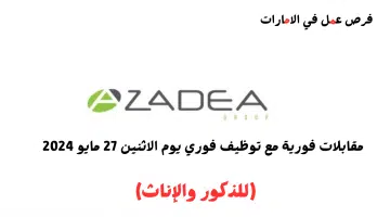 مقابلات فورية مع توظيف فوري يوم الاثنين 27 مايو 2024 16