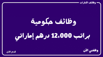 وظائف حكومية في دبي براتب اجمالي 12،000 درهم 3