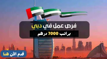 وظائف دبي اليوم لحملة الثانوية العامة (براتب 7000 درهم) 1