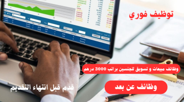 وظائف مبيعات و تسويق في دبي للعمل (عن بعد) للرجال والنساء براتب 3000 درهم 14