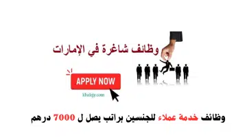 وظائف خدمة عملاء للجنسين براتب يصل ل 7000 درهم 18