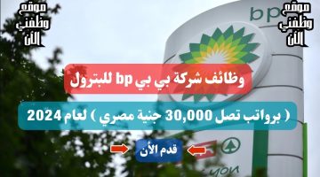 وظائف شركة بي بي bp للبترول ( برواتب تصل 30,000 جنية مصري ) لعام 2024 .. قدم الأن 50