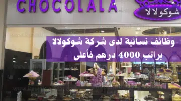 بدون خبرة.. وظائف نسائية لدى شركة شوكولالا براتب 4000 درهم فأعلى 12