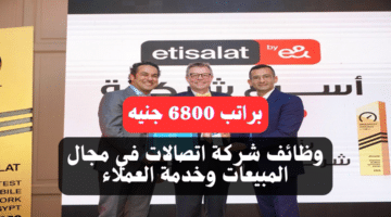 وظائف شركة اتصالات في مجال المبيعات وخدمة العملاء براتب 6800 جنيه 4