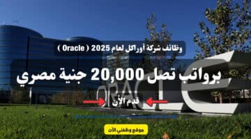 وظائف شركة أوراكل لعام 2025 ( Oracle ) برواتب تصل 20,000 جنية مصري .. قدم الأن 20