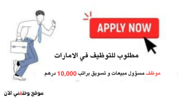 وظيفة مسؤول مبيعات في دبي (للجنسين) براتب 10,000 درهم شهريا 3