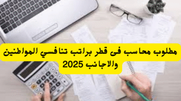 مطلوب محاسب فى قطر براتب تنافسي المواطنين والاجانب 2025 22