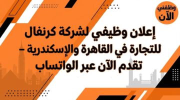 إعلان وظائف بشركة كرنفال للتجارة في القاهرة والإسكندرية – قدم الآن عبر واتساب 4